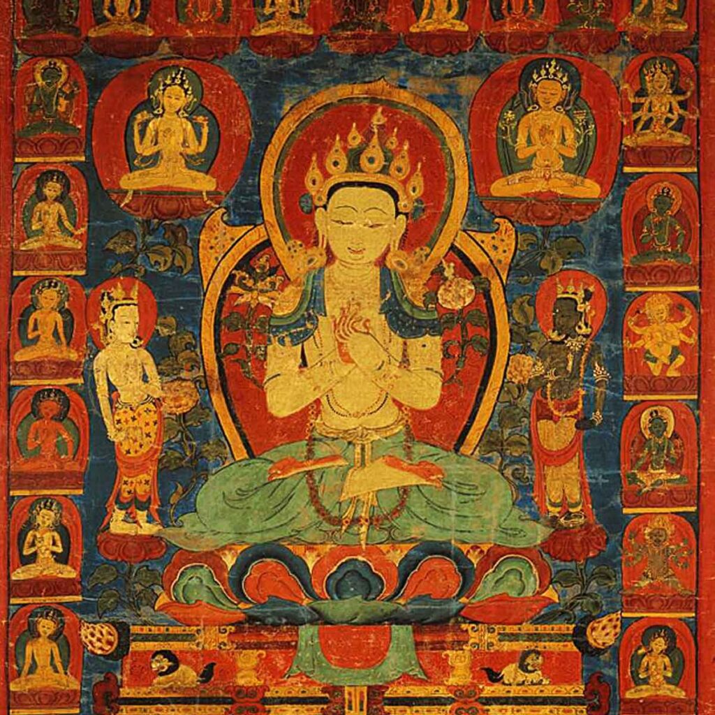 El Buda Maitreya, también conocido como el buda del futuro.