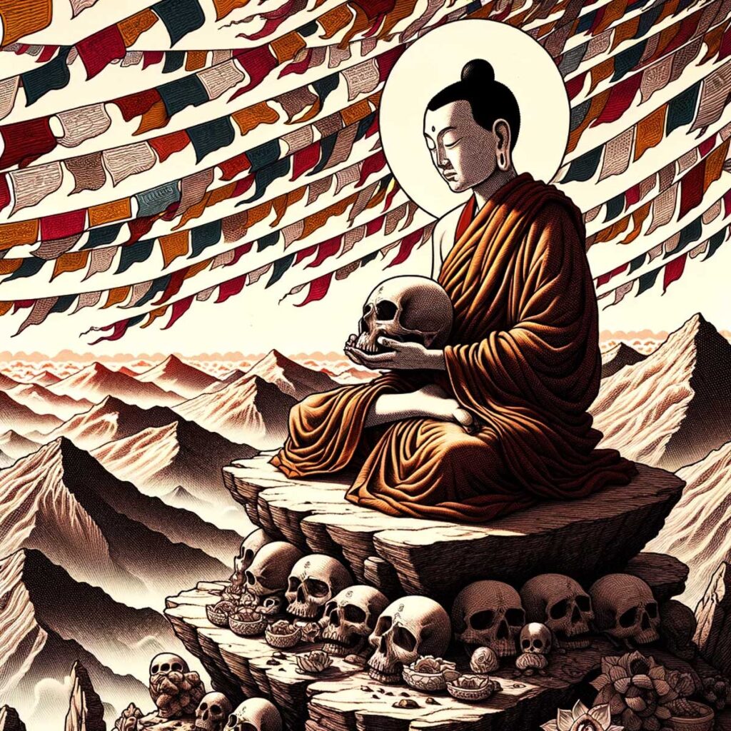 La meditación sobre la muerte es clave en el budismo.